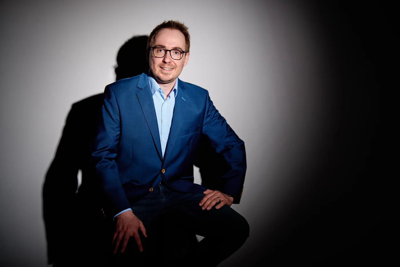 Sören im blauen Sakko