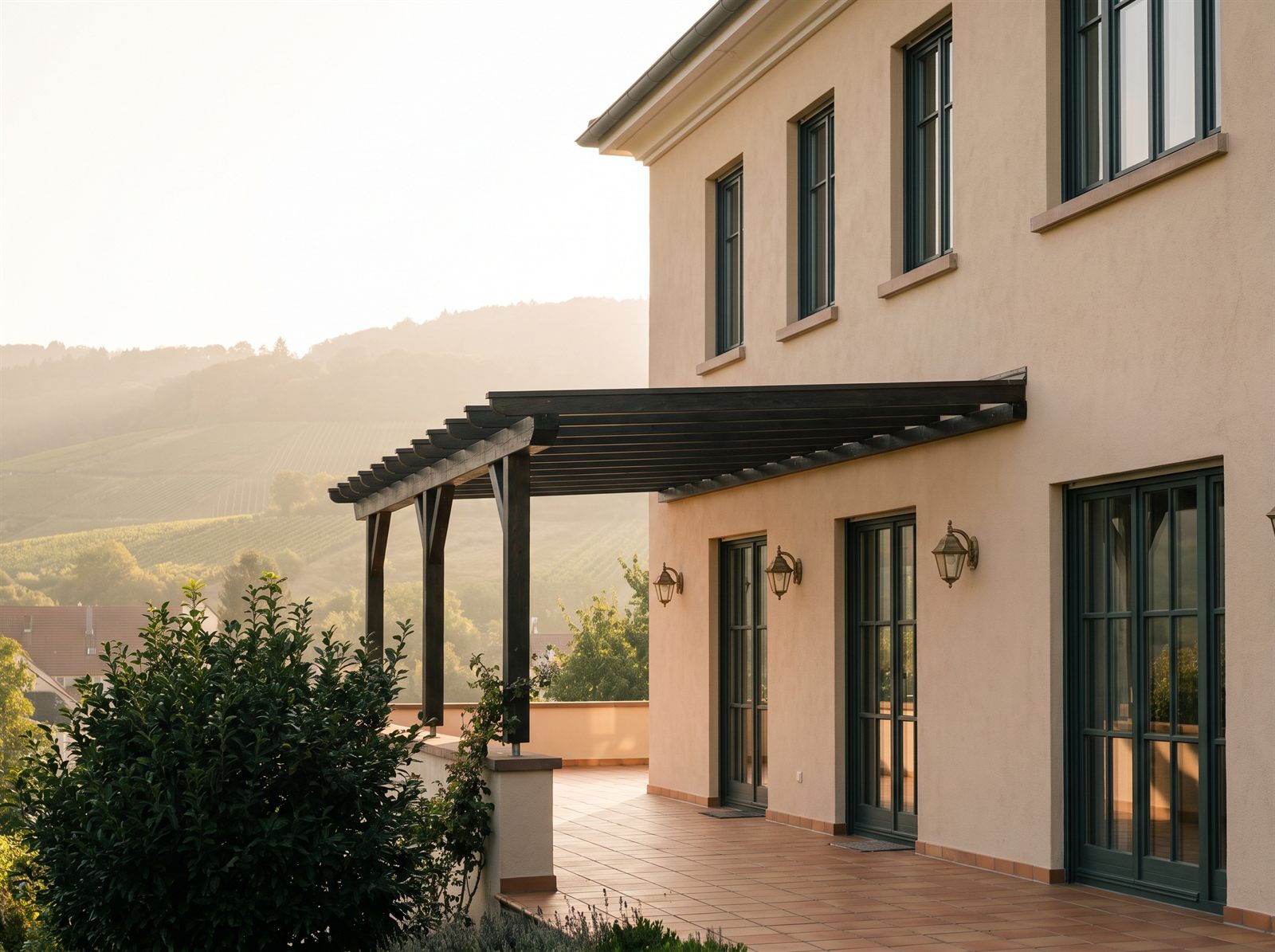 Familienhaus am Rand eines Weinorts